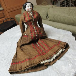 Wonderfull Antique 1870/1880 Germany China Doll 20 "