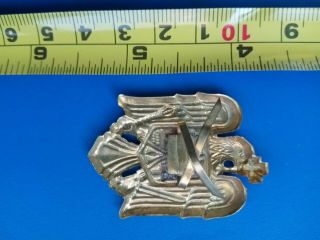 Cruciate Eagle for General brass Badge cap peak Coat of Arms,  Romanian Army 2