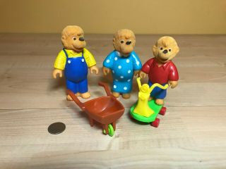 Rare Berenstain Bears Treehouse Playset Figures Accessories 1989 Mom Pop Brother