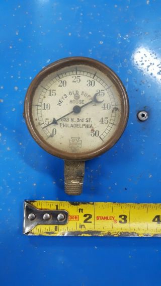Vintage brass pressure gauge steampunk 2
