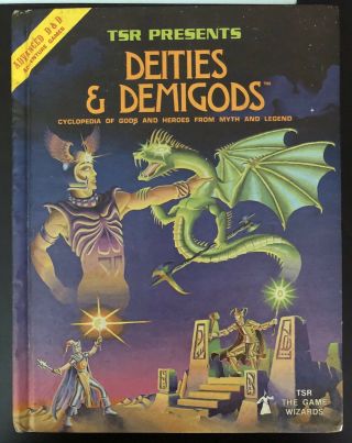 Tsr 2013 Ad&d Dungeons & Dragons Vintage Deities & Demigods Gary Gygax 1980