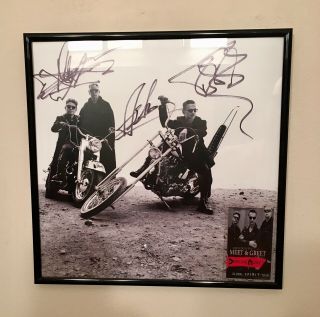 Depeche Mode Signed Spirit Insert Double Vinyl Framed Comes With M&g Pass