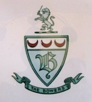 THE BOWERS Vintage China HOTEL RESTAURANT Plate 10.  5 