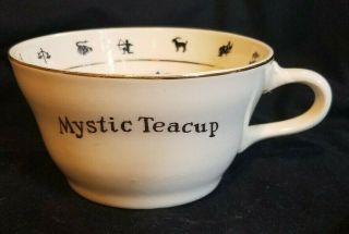 1949 Vintage Fortune Telling Mystic Teacup Wonderful Symbols Zodiac Numerology