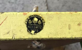 Vintage Holgate Toys No.  626 Form Cart Wooden Pull Toy With Box 3