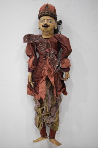 Puppet Marionette Wood Doll Performance Puppet Burmese Puppet Folk Art