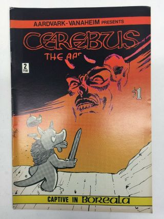 Cerebus The Aardvark 2 (1978) Dave Sim Vanaheim Press Comics Fn - /fn
