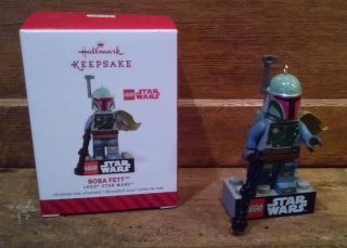 2014 Boxed Hallmark Keepsake Christmas Tree Ornament - Lego Star Wars Boba Fett