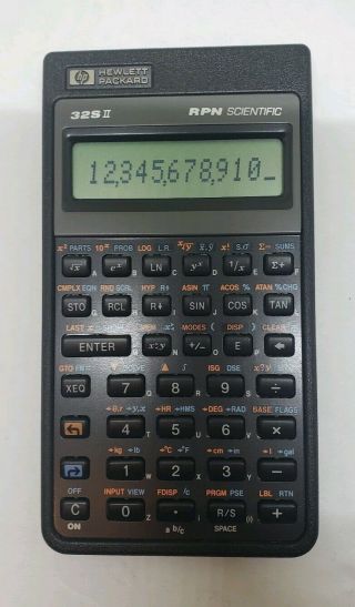 Hp 32sii Hewlett Packard Rpn Vintage Scientific Calculator Hp32sii