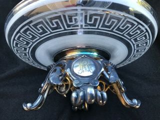 Christofle Silvered Bronze & Crystal Centerpiece 3