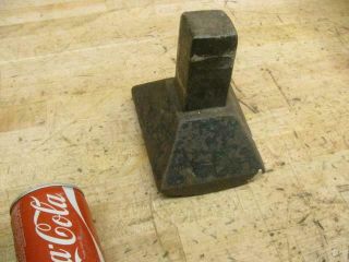 Antique Blacksmith Anvil Hardy Tool 12 lb 1 - 5/8 