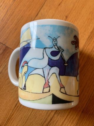 Chaleur Master Cubists Picasso " Three Musicians " D.  Burrows Coffee Tea Mug:
