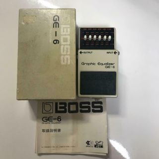 Boss Ge - 6 Graphic Equalizer Six Band Electric Guitar Vintage Effect Pedal
