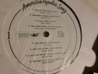American Popular Song 8xLP Box Six Decades Songwriters Singers smithsonian 3