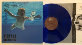 Nirvana - Nevermind - 2009 German Pallas Press On Blue Vinyl Org 032 (nm)