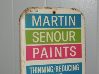 Vintage Napa Martin Senour Paints Advertising Thermometer Still 2