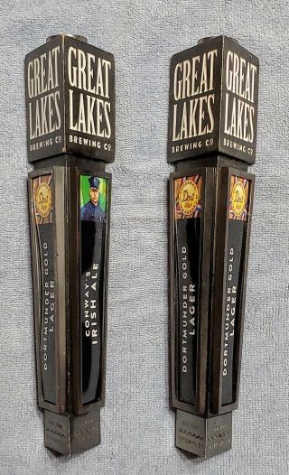 Great Lakes Brewing Company (cleveland) Beer Tap Handles.  (pair)