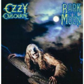 Ozzy Osbourne Bark At The Moon Lp Vinyl 8 Track Blue Lettering Sleeve With Ins