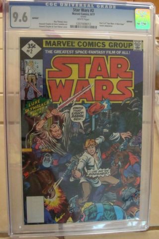 Star Wars Cgc Marvel Comics Issue 2 9.  6 Graded Book 1977 Vintage A Hope