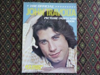 Official John Travolta Picture Postcard Book Welcome Back Kotter