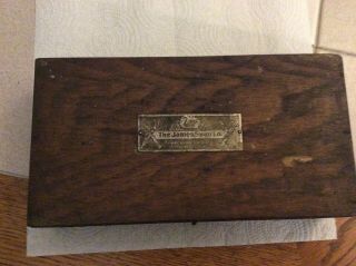 James Swan Co.  Antique Set Of 13 Auger Drill Bits In Wood Box