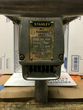 Vtg Stanley All Purpose Model A Type H722 400 Rpm 1/2 Drill