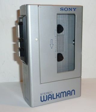 1983 Sony Walkman Wm - 4 Stereo Cassette Player Vintage Retro