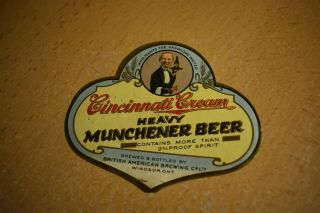 British American Brewing Co Windsor Ont Cincinnati Cream Beer Label Irtp