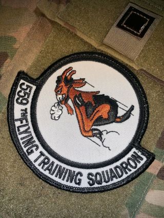 Usaf Color 559th Flying Training Squadron Patch W/hook (a90)