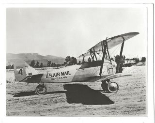 U.  S.  Air Mail The Swallow Airplane Bud Markel Vintage Aviation Photo Of Photo