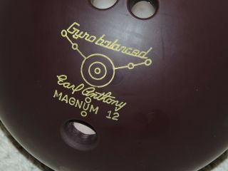 Ebonite Earl Anthony Magnum 12 Rare Vintage Bowling Ball 14lb