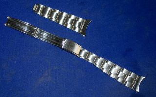 A Rare Vintage 1956 Rolex " Small Logo " Oyster 19mm Bracelet For Repair