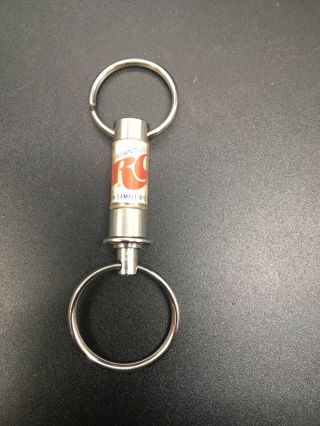 Vintage Rc Cola Advertising Keychain Quick Link Royal Crown