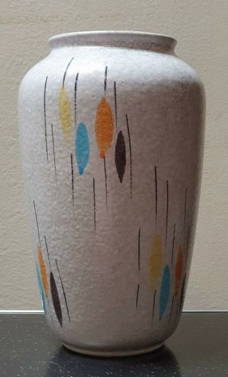 LARGE Mid Century Retro 1950s Vintage West German Keramik Vase 3