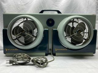 Rare Vintage Vornado Twin Dual Window Fan Model 32ct - 1 Authentic Usa
