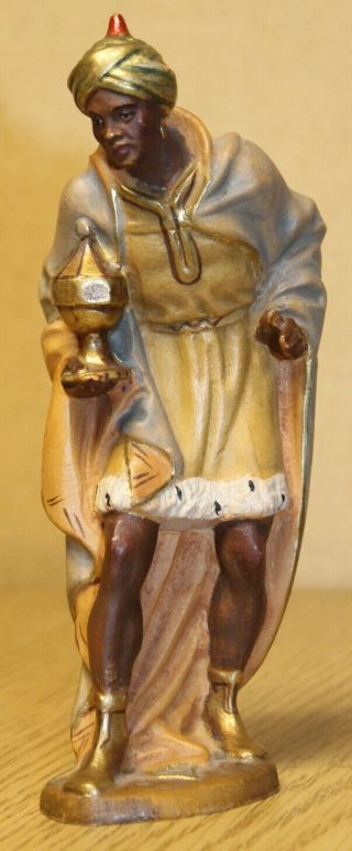 Anri Kuolt Vtg Wise Man Wood Carved Nativity Figurine For 6 " Set