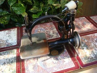 Old Vintage Antique Sewing Machine Wilcox Willcox & Gibbs For Restoration
