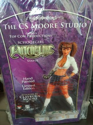 Schoolgirl Witchblade Statue Top Cow Comics Clayburn Moore Studio Sara Pezzini