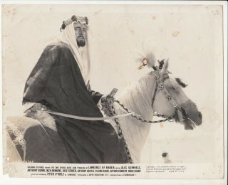 1962 Usa Columbia Pictures Lawrence Of Arabia Photo Omar Sharif 10x8.  1 Inches C