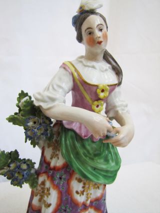 Antique French Porcelain Young Man & Woman Figurines 3