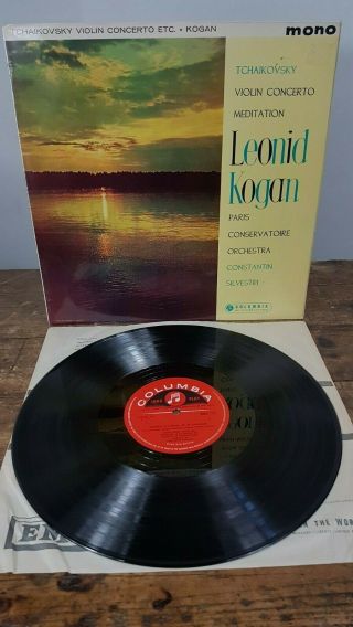 Leonid Kogan Record Vinyl Tchaikovsky Violin Concerto Kogan Lp Album 33cx 1711