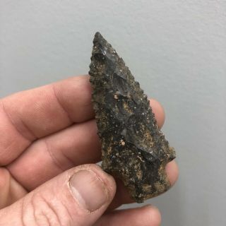 Authentic Arrowheads Pretty Late Archaic Point Shelter Find Robertson County Tn