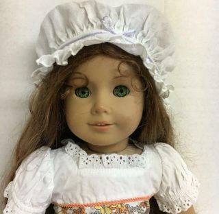 Vintage American Girl Felicity 18 " Doll With Auburn Hair Green Eyes Retired