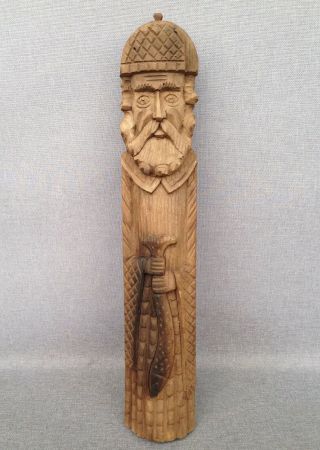 Antique Religious Wood Sculpture Early 1900 