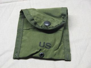 Us Military Alice First Aid Pouch Od Green Compass Authentic Gi Unissued
