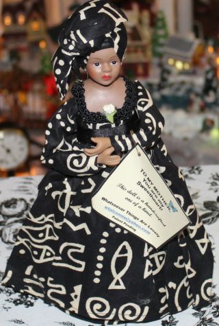 One Of A Kind Whatsoever Things Are Lovely African American Tree Topper/tabletop