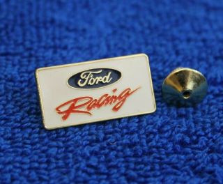 Ford Racing Hat Lapel Pin Emblem Accessory Blue Oval Truck Mustang Gt Falcon