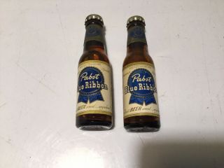 Vintage Pabst Blue Ribbon Beer Miniature Bottles 