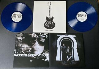 Black Rebel Motorcycle Club Baby 81 Blue Vinyl Record 1st Pressing 2lp
