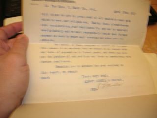 RARE ORIG 1917 PRE - PROHIBITION NM LETTER ALBERT SCHWILL AND CO BREWERY LETTER. 2